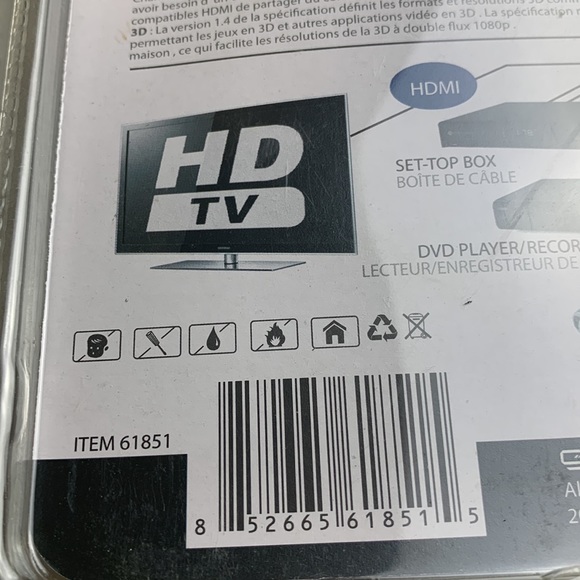 HDMI Cord 1080P 12ft - Picture 3 of 3